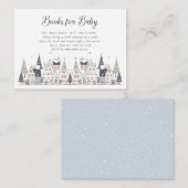 Es braucht eine Baby-Dusche im Dorf Schnee Begleitkarte (Vorne/Hinten)