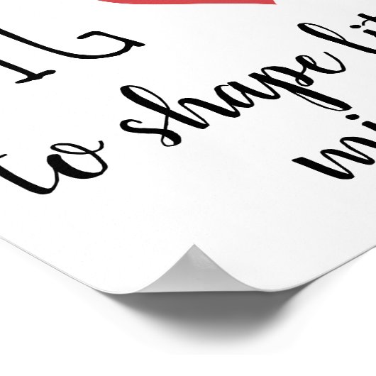 Es braucht eine große Herzlehrerbewertung Poster (Ecke)