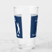Es braucht eine Menge Balls Funny Golf Geschenk Glas (Links)