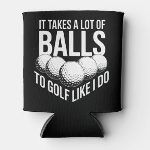 Es braucht eine Menge Mut, um Golf zu spielen, wie Dosenkühler