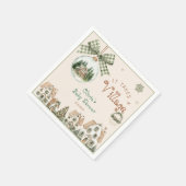 Es braucht eine neutrale Baby-Dusche im Dorf Serviette (Ecke)