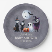 Es braucht eine Spuk Dorfrunddusche Pappteller (Vorderseite)