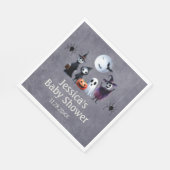 Es braucht eine Spuk Kinderdusche im Dorf Serviette (Ecke)