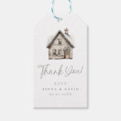 Es braucht eine Village Baby Dusche Geschenkanhänger (Vorderseite)