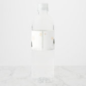 Es braucht eine Village Winter Baby Dusche Wasserflaschenetikett (Rückseite)