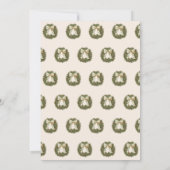 Es braucht eine Weihnachtsdusche im Dorf Einladung (Rückseite)