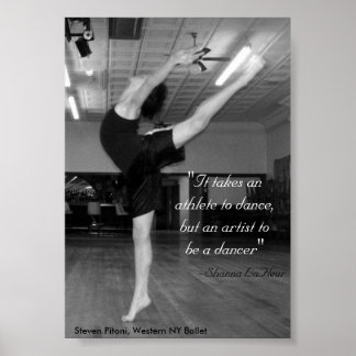 Es braucht einen Künstler Poster