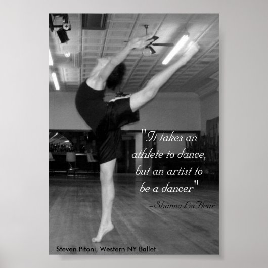 Es braucht einen Künstler Poster (Vorne)