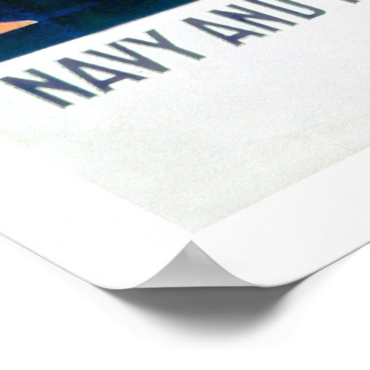 Es braucht einen Mann, um eine Uniform - Marine (U Poster (Ecke)