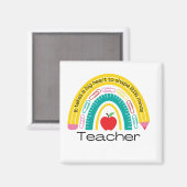 Es braucht große Herzen, den kleinen Geisteslehrer Magnet (Vorderseite/Rückseite)