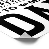 Es braucht jemand Besonderes, um Vater kreatives D Poster (Ecke)