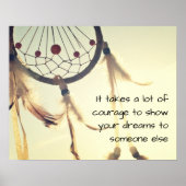 Es braucht Mut Poster (Vorne)