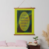 Es braucht nichts wandteppich mit holzrahmen (Schlafzimmer)