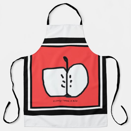 ES BRAUCHT NUR EINE WEBSEITE SCHÜRZE (Vorderseite)