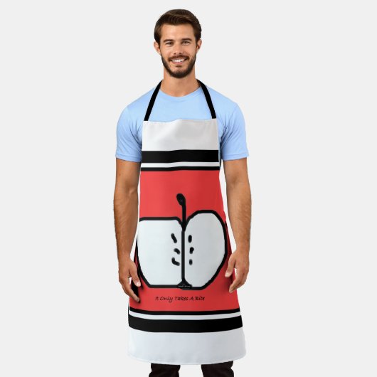 ES BRAUCHT NUR EINE WEBSEITE SCHÜRZE (Getragen)