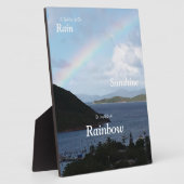 Es braucht sowohl Regen als auch Sonnenschein, um  Fotoplatte (Seite)