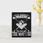 Es braucht viel Billard und Billard-Player Karte (Gelbe Blume)