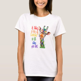 Es braucht viel Mut, Pride Giraffe zu machen T-Shirt
