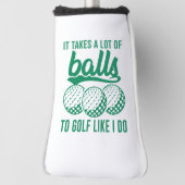 Es braucht viele Bälle zum Golf, wie ich es tue Golf Headcover (Rotieren 90)
