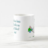 Es braucht viele Bälle zum Golf wie ich Kaffeetasse (Mittel)