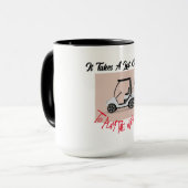 Es braucht viele Balls Tasse (Vorderseite Links)