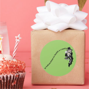 Es braucht Zeit, ein Schloss zu bauen Runder Aufkleber