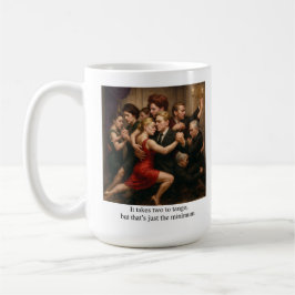 Es braucht zwei zum Tango Kaffeetasse