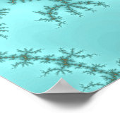 Es breitet sich aus - Fraktal Poster (Ecke)