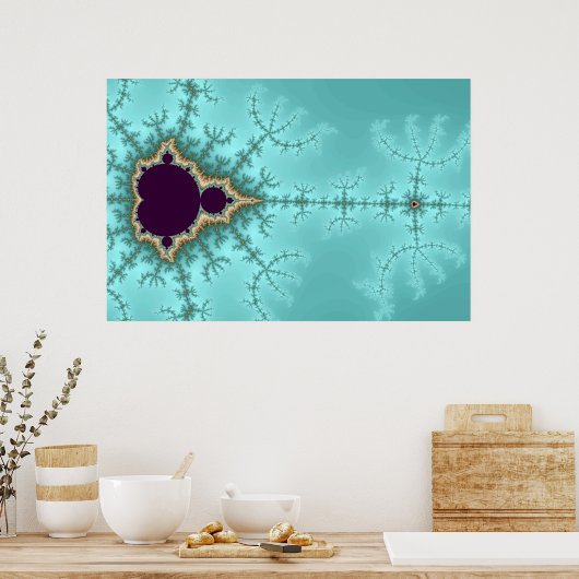 Es breitet sich aus - Fraktal Poster (Küche)