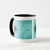 Es breitet sich aus - Fraktal Tasse (Vorderseite Links)