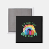 Es bringt Glück, am St. Patrick's Day Lehrer Li zu Magnet (Vorderseite/Rückseite)