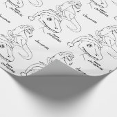 Es Chrismas Packpapier (Ecke)