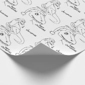 Es Chrismas Packpapier (Ecke)