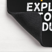 Es Coder Programmierer Tech Entwickler Shirts Männ Mousepad (Ecke)