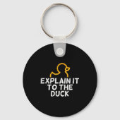 Es Coder Programmierer Tech Entwickler Shirts Männ Schlüsselanhänger (Vorderseite)