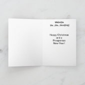 ES Computer-Weihnachtskarten-lustiger rechnenwitz Feiertagskarte (Innenseite)