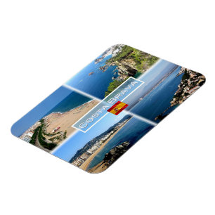 ES Costa Brava - Calella Beach - Tossa de Mar - Magnet