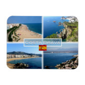 ES Costa Brava - Calella Beach - Tossa de Mar - Magnet (Horizontal)
