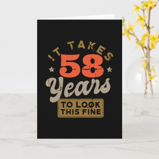 Es dauert 58 Jahre, um diese schöne Grußkarte ausz Karte (Gelbe Blume)