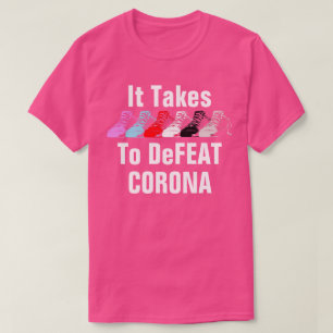 Es dauert 6 Meter, den Coronavirus-T - Shirt zu be
