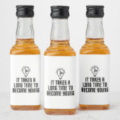 Es dauert lange, jung zu werden alkoholflaschenetikett (Flaschen)