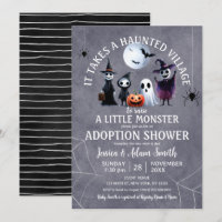 Es dauert Spuk Dorf Halloween Adoption Dusche