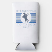 Es dauert zwei bis Tango - Western Junggeselinnen- Selters Dosenkühler (Vorderseite)