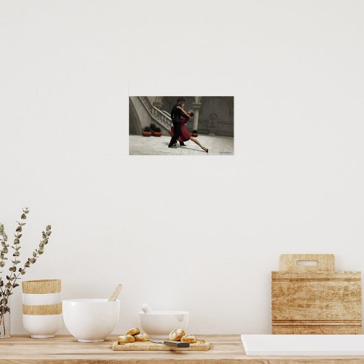 Es dauert zwei bis zwei Tango Poster (Küche)