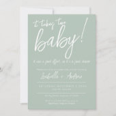 Es dauert zwei gemeinsame Anstrengungen gemeinsame Einladung (Vorderseite)