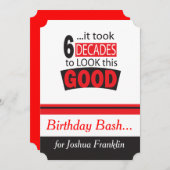 Es dauerte 6 Jahrzehnte, um dieses Good| 60. Einladung (Vorne/Hinten)