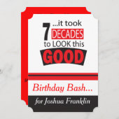 Es dauerte 7 Jahrzehnte, um dieses Gut zu sehen| 7 Einladung (Vorne/Hinten)