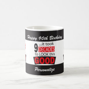 Es dauerte 9 Jahrzehnte, um diesen guten 90. Kaffeetasse