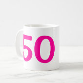 Es dauerte mir 50 Jahre, um diese gute Kaffeetasse (Vorderseite Links)