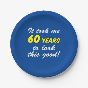 Es dauerte mir 60 Jahre, um dieses gute Blau zu Pappteller